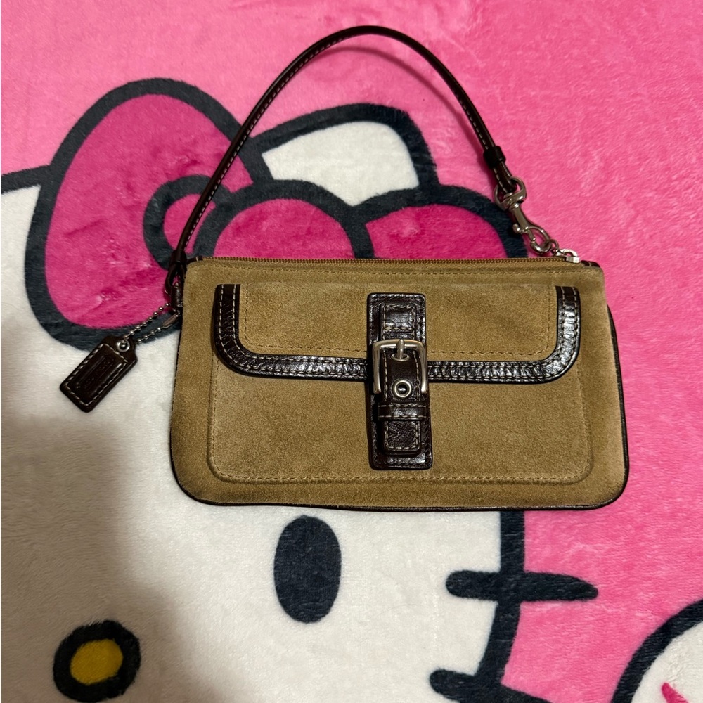 Tan and Black Designer Women's Bag